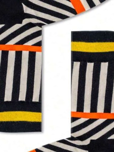 THEPAIR Vertical Stripe Mid-Calf All Season Socks